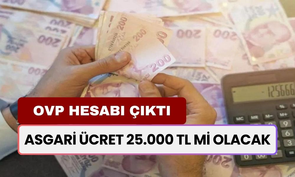 Asgari Ücrete Dev Zam Yolda! 25 Bin TL Olabilir Mi? OVP'deki Rakamlar Herkesi Heyecanlandırdı!