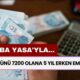 Prim Günü 7200 Olana 5 Yıl Erken Emeklilik! 2000 Sonrası SGK'lılara Şartlar Sıralandı: Torba Yasa'yla...