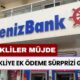 Denizbank'tan Emekliye Sürpriz! Emekliler 9.950 TL Nakit Ödeme Alacak