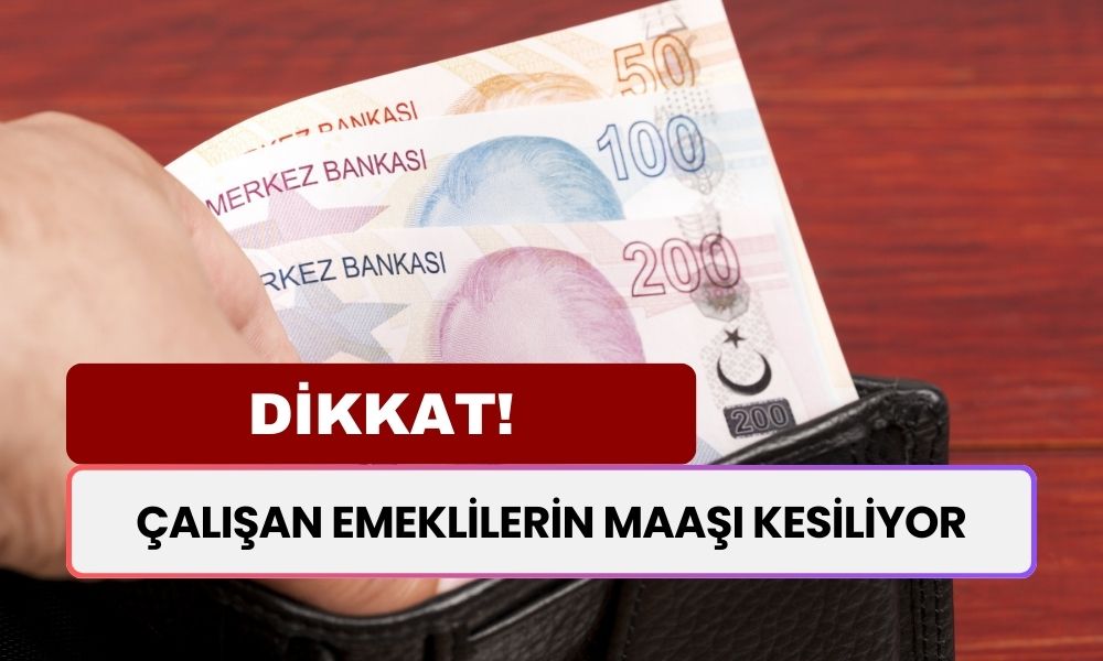 Çalışan Emeklilerin Maaşı Kesiliyor! E-Devlet'ten Hemen Kontrol Edin