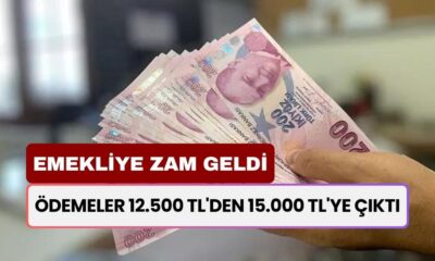 EMEKLİYE ZAM GELDİ! Ödemeler 12.500 TL'den 15.000 TL'ye Çıktı! 2.500 TL Zam Geldi