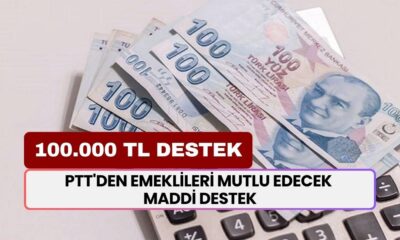 PTT'den Emeklileri Mutlu Edecek Maddi Destek