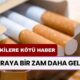 Sigaraya Bir Zam Daha! En Ucuz Sigara 65 TL, En Pahalı Sigara 80 TL’ye Yükseldi!