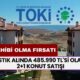 Yastık Alında 485.990 TL'si Olana 2+1 Konut Satışı! TOKİ Yılın Kampanyasını Başlattı! 4 Gün İçinde...