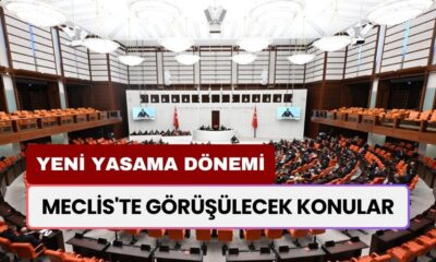 MECLİS'TE GÖRÜŞÜLECEK KONULAR! Yeni Yasama Dönemi Başlıyor: Torba Yasa Ardı Ardına Çıkacak