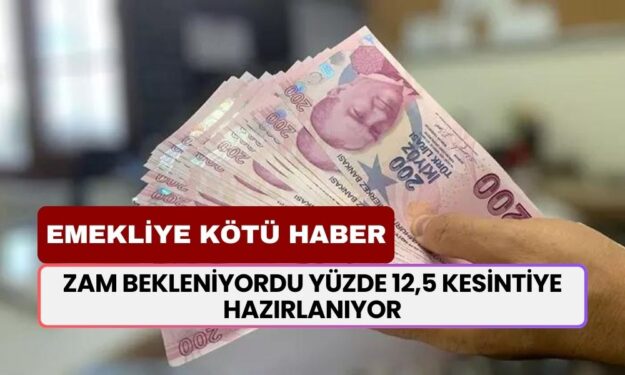 Emekliler Zam Bekliyordu: İktidar Maaşlardan Yüzde 12,5 Kesintiye Yapmak Üzere