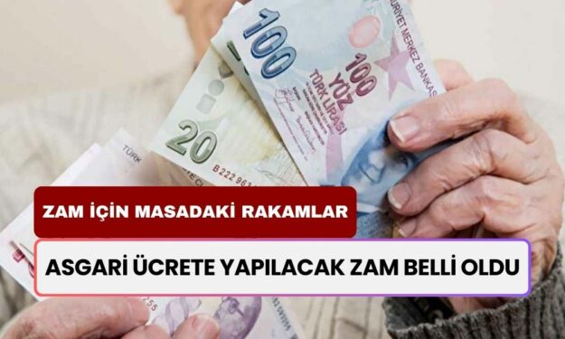 Asgari Ücrete Yapılacak Zam Beliirlendi! İşte Masadaki Rakamlar...