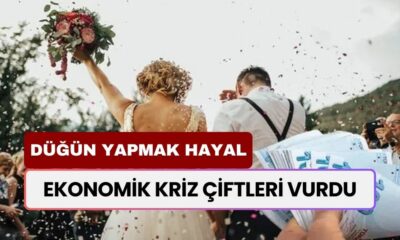 Düğün Yapmak Hayal Oldu! Ekonomik Kriz Çiftleri Vurdu: Evlilikler Yüzde 15 Azaldı!