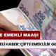 Emekliye Katmerli Müjde: Çifte Emeklilik Geliyor!