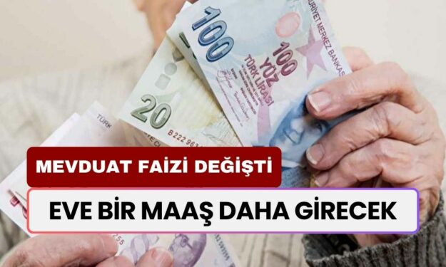 Bankalardan Yeni Faiz Oranları! 250 Bin Liranın Aylık Kazancı! Eve Bir Maaş Daha Girecek