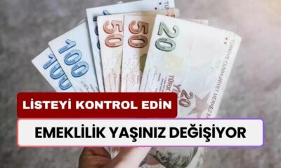 Emeklilik Yaşınız Değişiyor! Liste Kökten Değiştirildi!