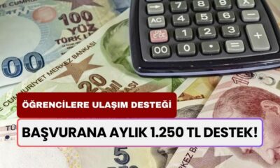 Öğrencilere Ulaşım Desteği! Başvurana Aylık 1.250 TL Destek!