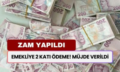 Emekliye Tam 2 Katı Ödeme Verilecek! SSK, BAĞKUR, Emekli Sandığı Emeklilerine Müjde