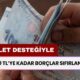 50 Bin TL'ye Kadar Borcu Olanları Sevindirecek Müjde! Devlet Desteğiyle Borçlarınız Sıfırlanacak