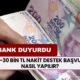 Akbank'tan Açıklama! 10-20-30 Bin TL Nakit Destek Başvurusu Nasıl Yapılır?