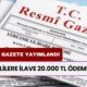 Resmi Gazete'de Emeklilere Müjde Yayımlandı! Emeklilere Tek Seferlik 20.000 TL Ödeme