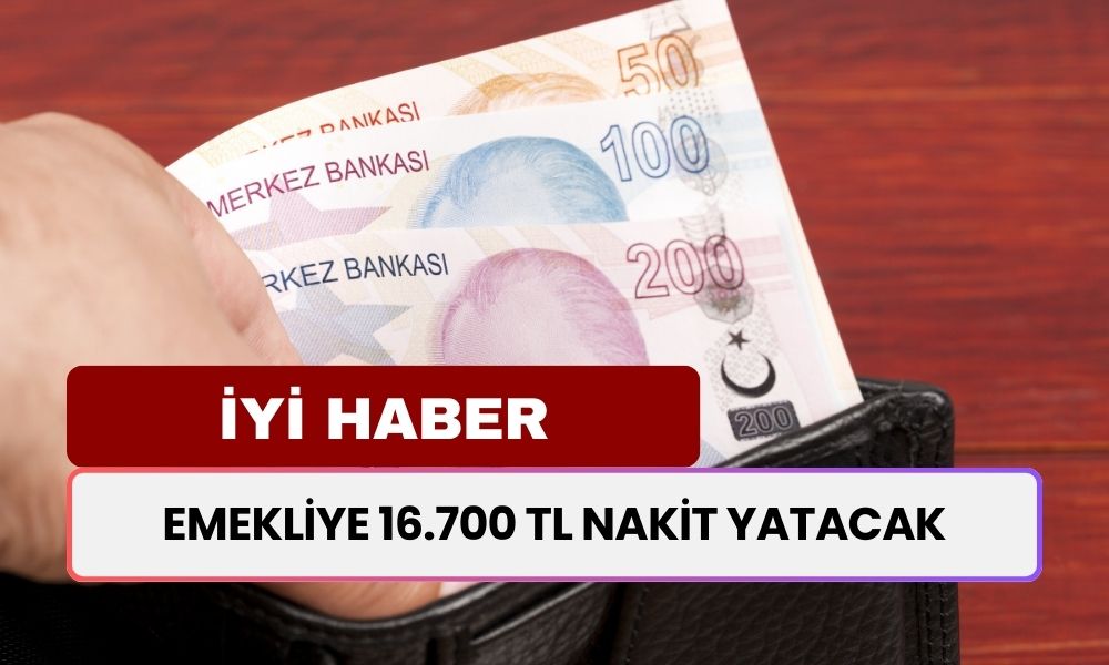 11 Milyon Emekli Bu Habere Sevinecek! Maaş Hesaplarına 16.700 TL Nakit Yatacak