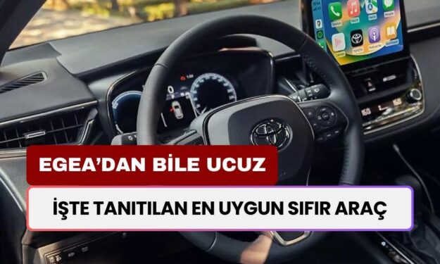 Fiat Egea'yı Tahtından Kaldırdı: İşte Şu Zamana Kadar En Uygun Fiyatlı Sıfır Otomobil