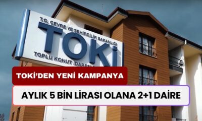 Aylık 5 Bin TL'si Olana Cillop Gibi 2+1 Daire! TOKİ Müjdeli Haberi Duyurdu