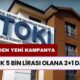 Aylık 5 Bin TL'si Olana Cillop Gibi 2+1 Daire! TOKİ Müjdeli Haberi Duyurdu