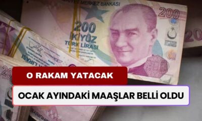 Ocak Ayı Maaşınız Belli Oldu! Milyonlarca Çalışana Ocak Ayında O Rakam Yatacak