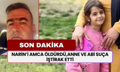 Narin Güran Cinayetinde, Savcıya Göre: Amca Öldürdü,Anne ve Abi Suça İştirak Etti