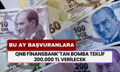 QNB Finansbank Bombayı Patlattı! Emeklilere ve Çalışanlara 200.000 TL'lik Dev Kredi Verecek