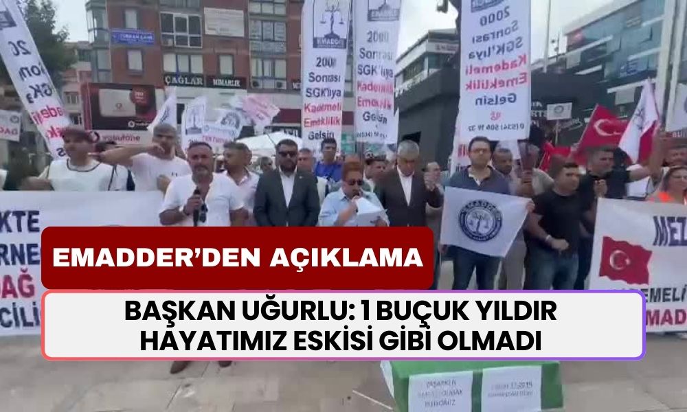 EMADDER Çarpıcı Açıklama! Başkan Uğurlu: 1 Buçuk Yıldır Hayatımız Eskisi Gibi Olmadı