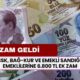 SSK, BAĞ-KUR ve Emekli Sandığı emeklilerine 6.800 TL ek zam! Zam geldi