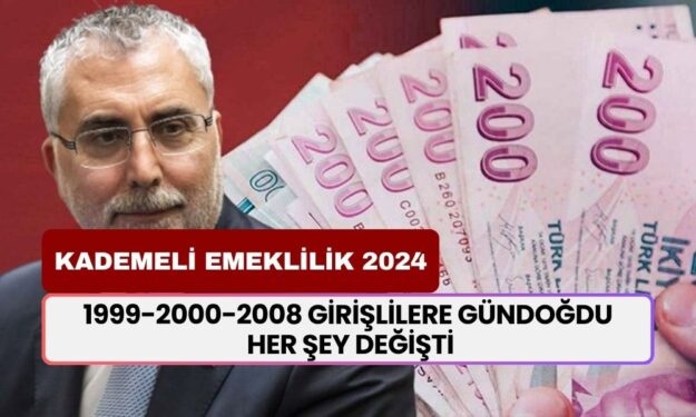 Kademeli emeklilik koptu geldi! 1999-2000-2008 girişlilere gündoğdu! Her şey değişti