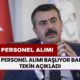 MEB personel alımı başlıyor! Okullar 30 bin personel alınacak: Bakan Tekin Açıkladı