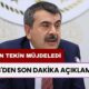 MEB'DEN SON DAKİKA AÇIKLAMASI! Bakan Tekin Müjdeyi Açıkladı