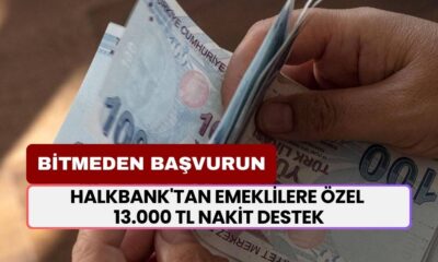 Halkbank'tan Emeklilere Özel 13.000 TL Nakit Destek! Tükenmeden Başvurun