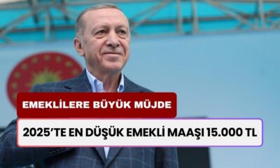 2025’te En Düşük Emekli Maaşı 15.000 TL! Emeklilere Büyük Müjde