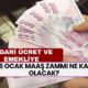 Emekli Sandığı, SSK, Bağ-Kur, Asgari Ücret İçin Kuruşu Kuruşuna Açıkladı: 2025 Ocak Maaş Zammı Ne Kadar Olacak?