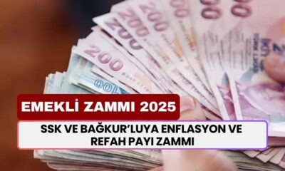 2025'te SSK ve BAĞKUR Emeklilerine Büyük Zam! Enflasyon ve Refah Payı Müjdeleri