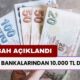 Sabah Haberi Geldi! Kamu Bankaları Vatandaşa Anında 10.000 TL Yatırıacak! Nasıl Başvurulur?