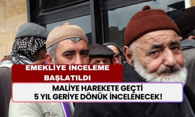 Emeklilerin Hesaplarına İncelem Başlatıldı! Maliye Harekete Geçti! 5 Yıl Geriye Dönük