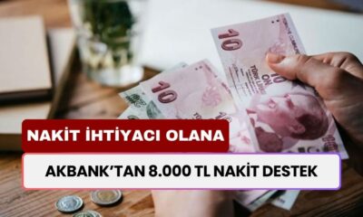 Akbank’tan 8.000 TL Nakit Ödeme Fırsatı