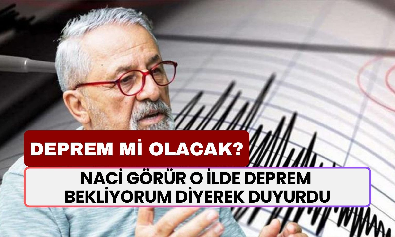 Naci Görür O İlde Deprem Bekliyorum Diyerek Duyurdu! Deprem Mi Olacak?