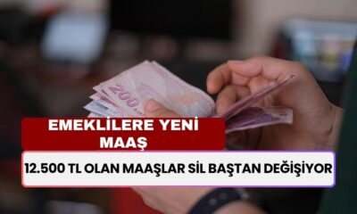 Emeklilere Yeni Maaş: 12.500 TL Olan Maaşlar Sil Baştan Yeniden Hesaplanıyor