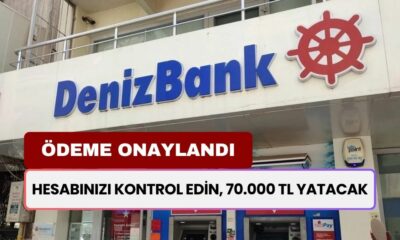 Denizbank'tan Şahane Fırsat! Para İhtiyacı Olana 70.000 TL Ödeme Verilecek