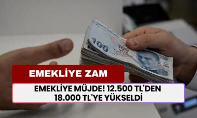 Milyonlarca Emekliye ZAM GELDİ! 12.500 TL'den 18.000 TL'ye Yükseldi: Emeklinin Gözü Aydın