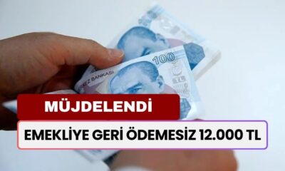 Emeklilere Karşılıksız 12.000 TL Nakit Ödeme Yapılacak! Başvurular Başladı