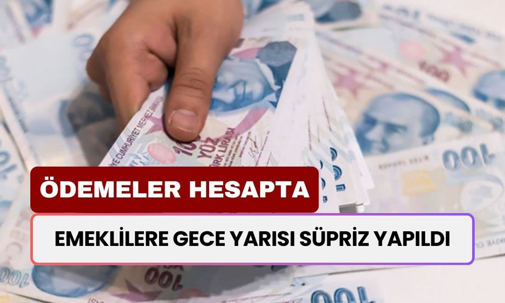 Gece Resmi Gazete'de Yayımlandı! 16 Milyon Emekliye 1-2-3 Bin TL IBAN Hesaplarına Yattı