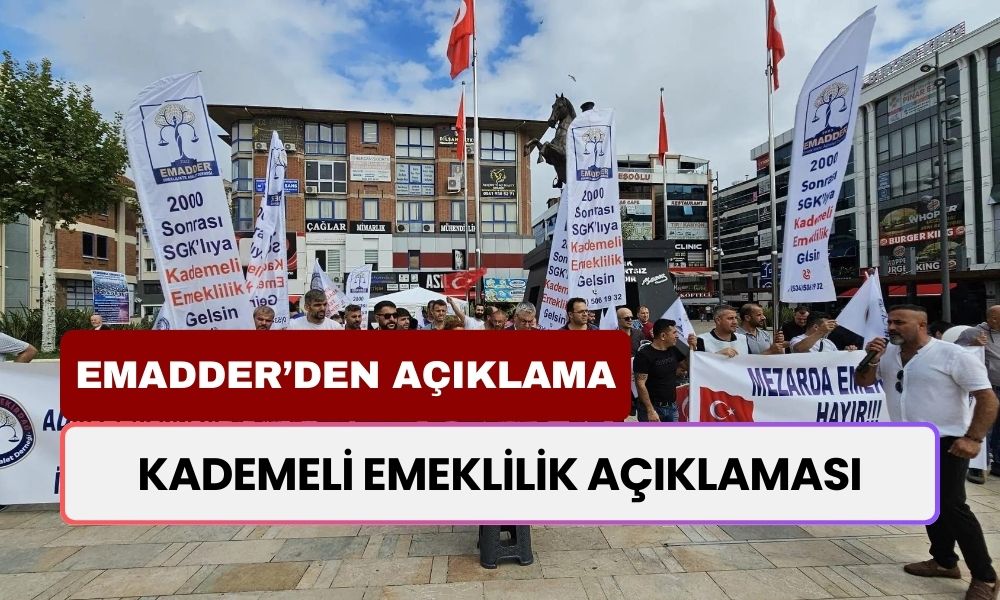 2000 Sonrası SGK'lılar KADEMELİ EMEKLİLİK İstiyor! EMADDER'den Yeni Çalışma