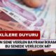 Emeklinin Merak Ettiği Konuda Açıklama Geldi! Geçen Sene Verilen Bayram İkramiyesi Bu Senede Verilecek mi?