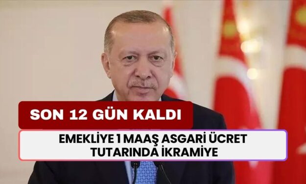 Emeklilere 1 maaş asgari ücret tutarında ikramiye! Son 12 gün kaldı