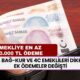 SSK, BAĞ-KUR ve 4C emeklileri DİKKAT! Ek ödemeler değişti, Bundan sonra 20 Bin TL’den başlıyor!