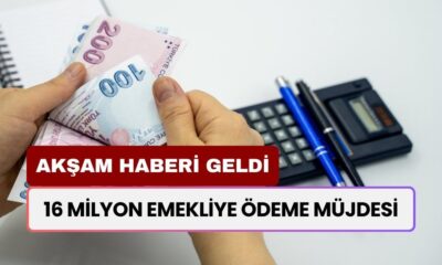 16 Milyon Emekliye Akşam Müjdesi! Tüm Emeklilere 13.000 TL Nakit Ödeme Yapılacak